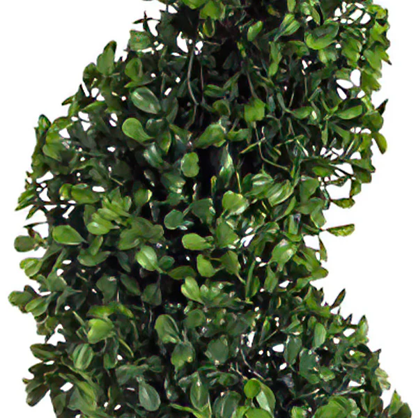 Artificial Spiral Boxwood Topiary Tree in Pot, Choose Your Size
