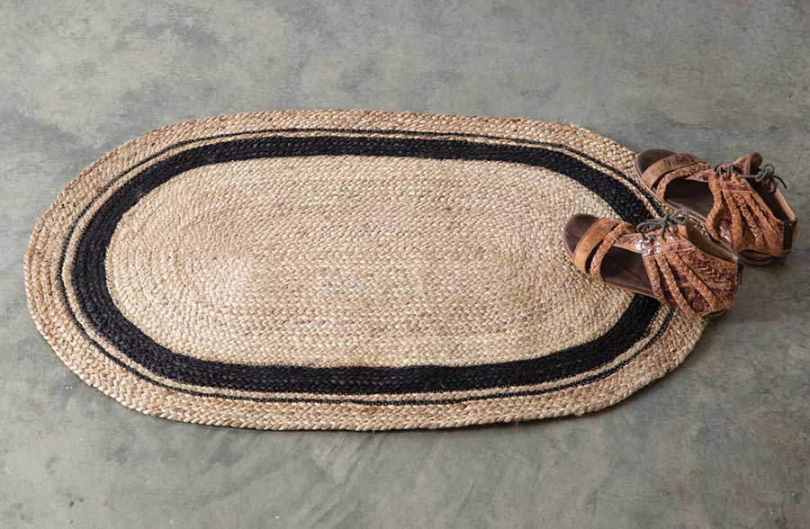 Natural Jute Accent Rug, Pick Your Style