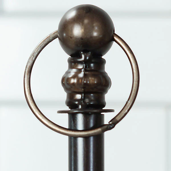 Brushed Bronze Metal Paper Towel Holder