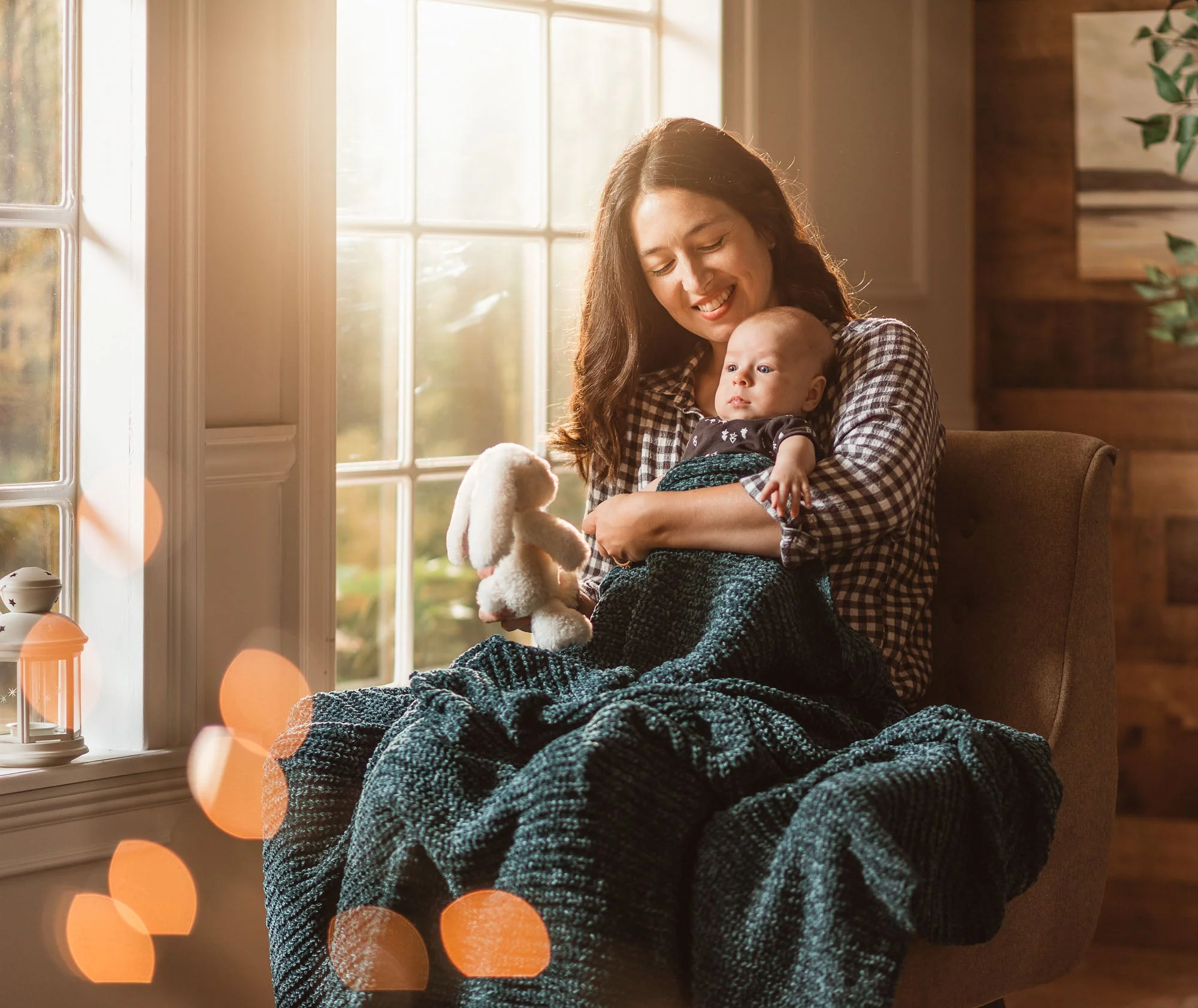 Knit Chenille Throw Blanket