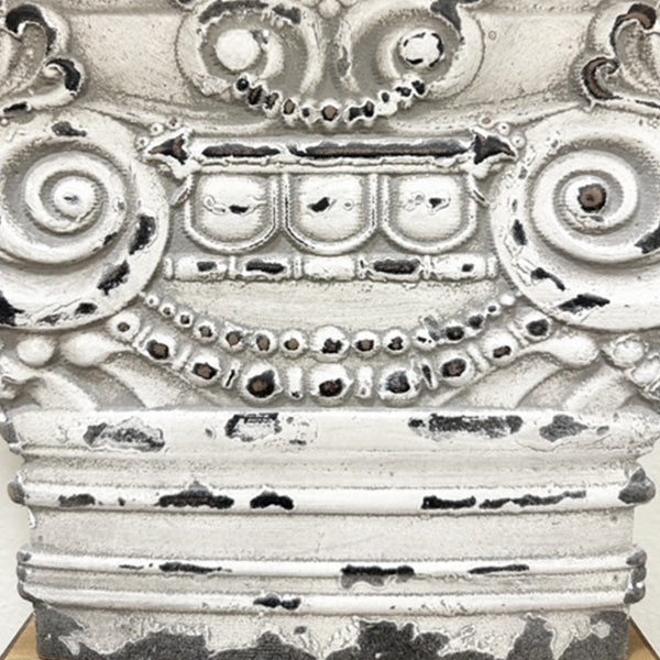 The Corinthian Distressed Column Display Shelf