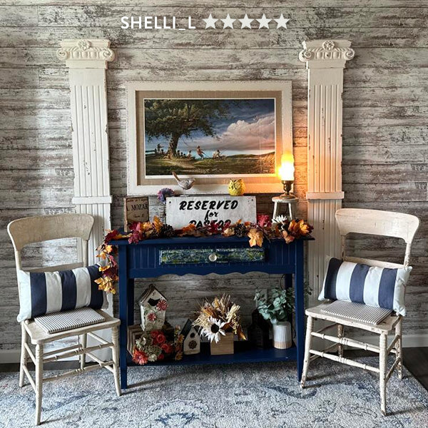 78 Inch High Distressed Wooden Decorative Column