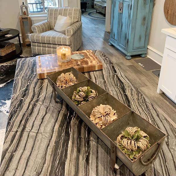 Galvanized Metal Trough Caddy