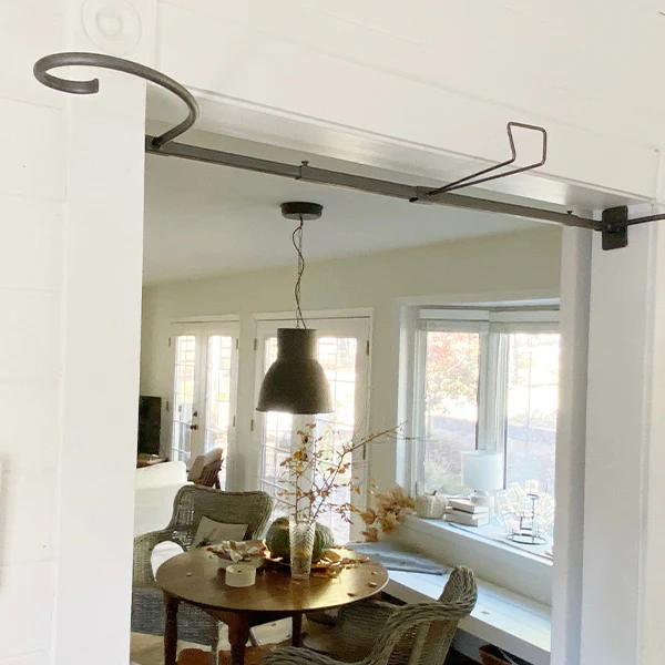 Metal Scrollwork Garland Holder, Pick Your Size