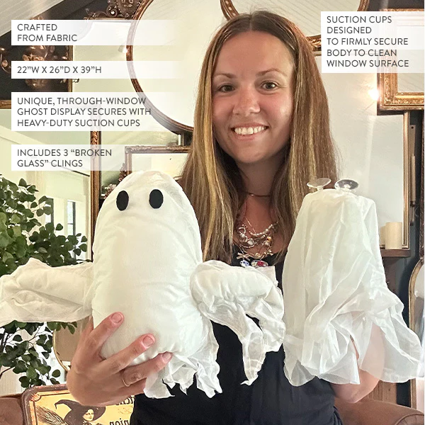 Floating Window Ghost Halloween Decor