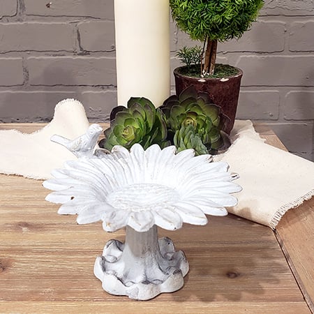 Whitewashed Sunflower Birdfeeder