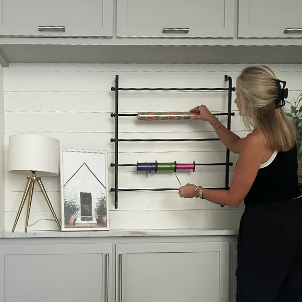 Wrapping Paper Metal Wall Rack