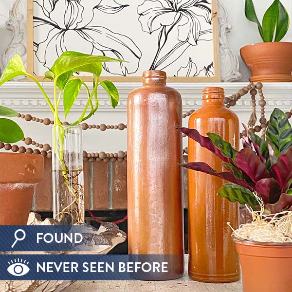 Antique Dutch Stoneware Gin Bottle, Pick Your Size