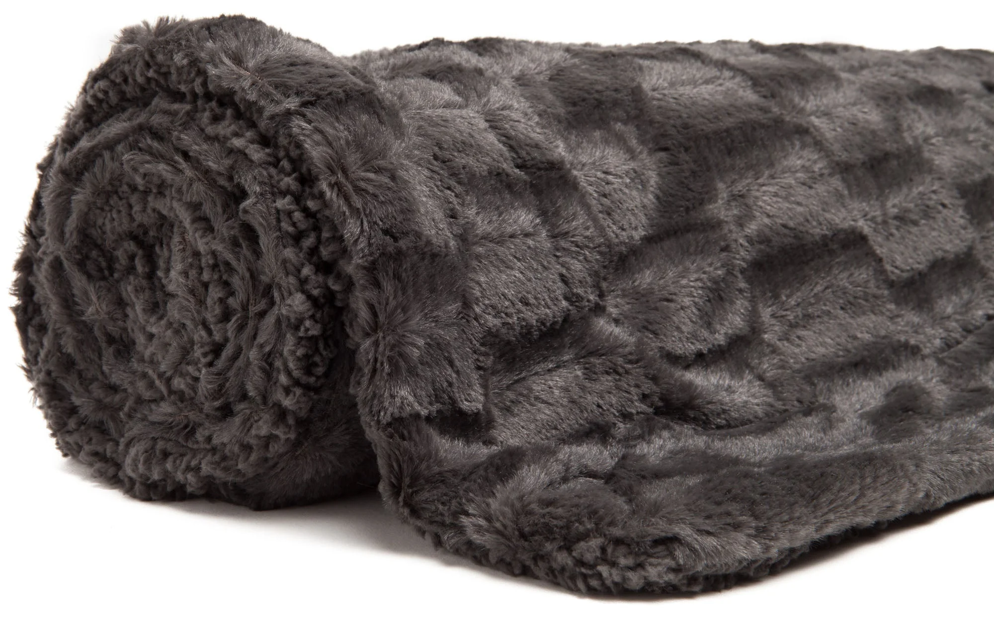 Deco Faux Fur Throw Blanket
