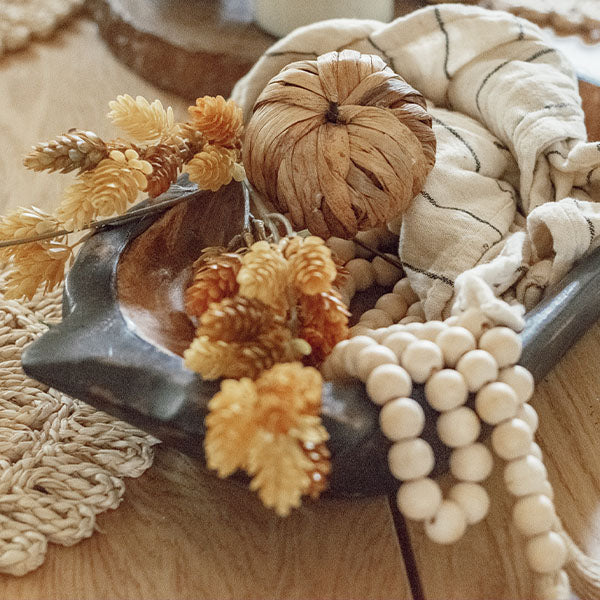 Handmade in Mexico Handcarved Modern Farmhouse Dough Bowl