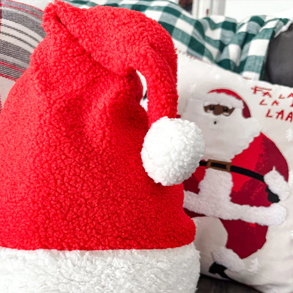 Santa Hat Shaped Pillow