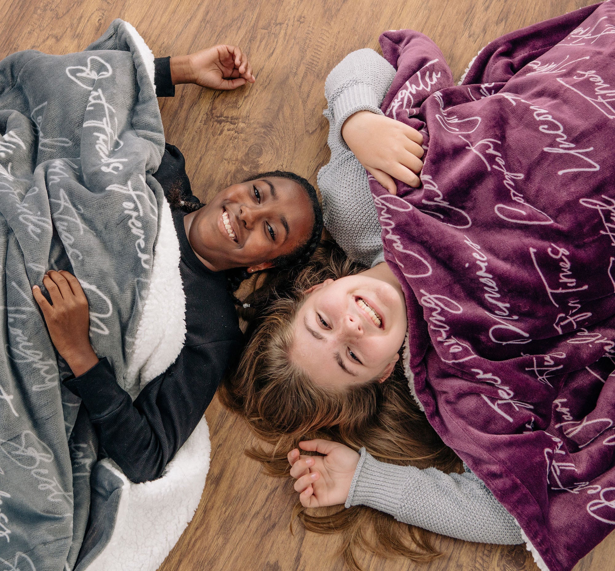 Best Friend Sherpa Gift Throw Blanket