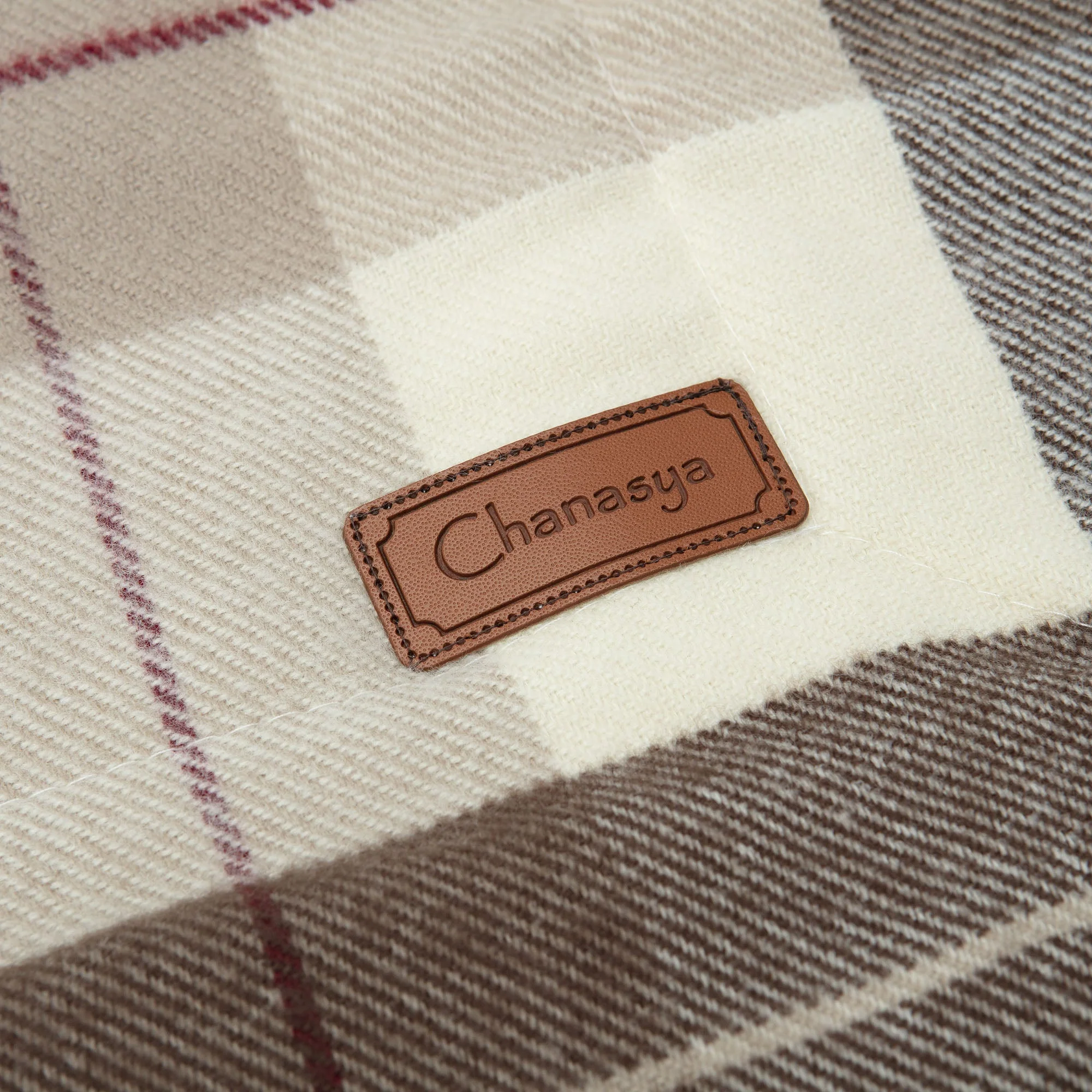 Plaid Sherpa Throw Blanket