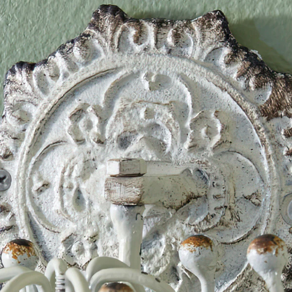 French Country Inspired Spinning Wall Hook, Set of 2