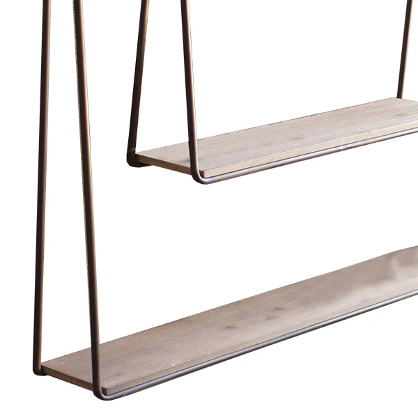 Utilitarian Three-Tiered Open Shelving Unit