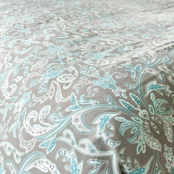 Damask Sage Duvet Cover Set