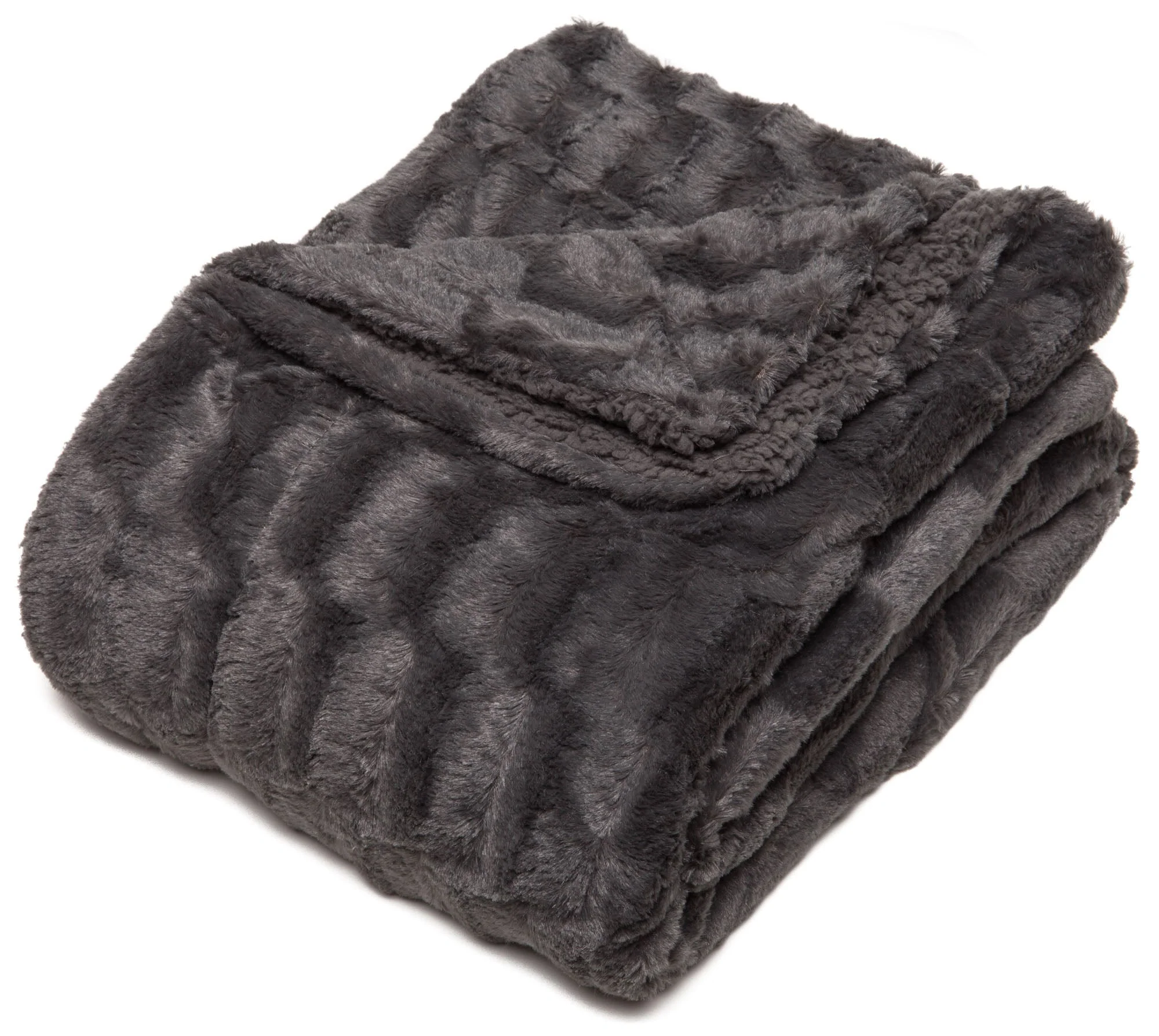 Deco Faux Fur Throw Blanket