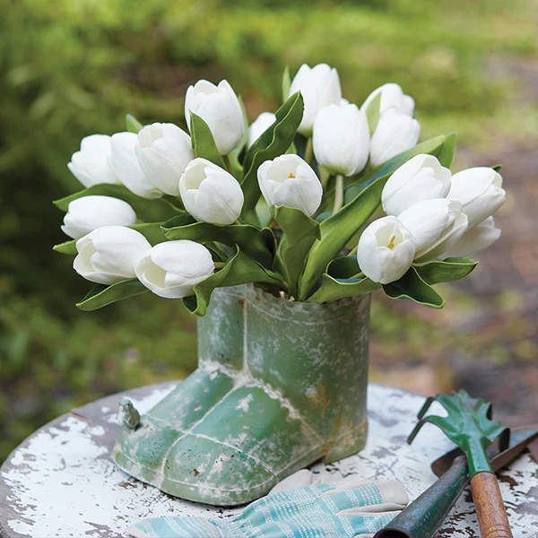 Real Touch Faux Tulip Flower Arrangement