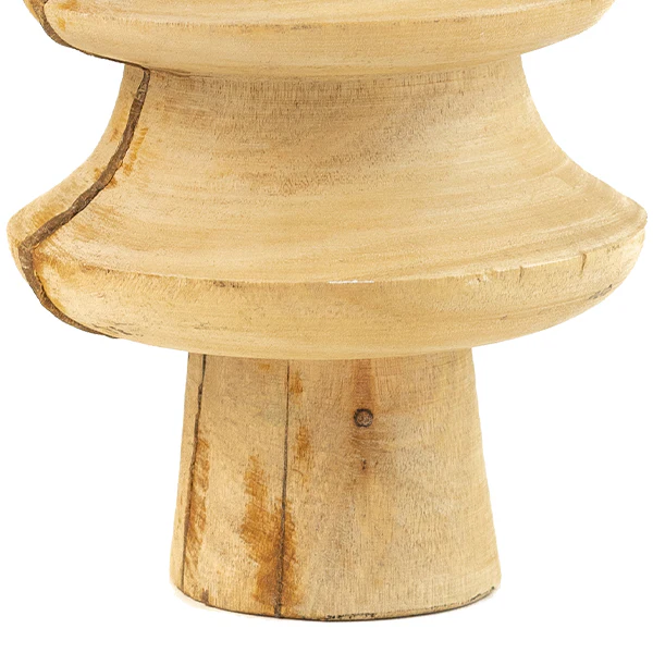 Turned Wood Christmas Trees, Set of 2