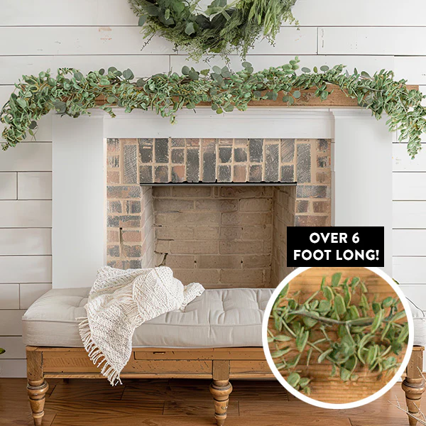 6.5 Foot Lifelike Eucalyptus Garland