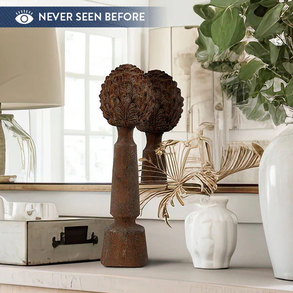 21 Inch Vintage Inspired Ceramic Finial