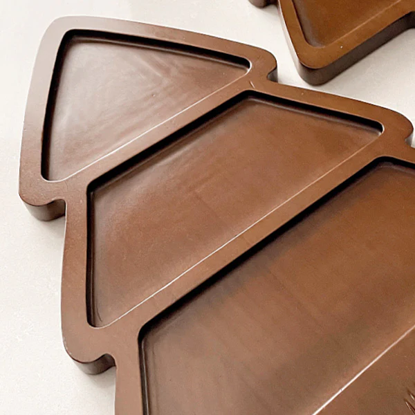 Wooden Evergreen Serving Board, Set of 2