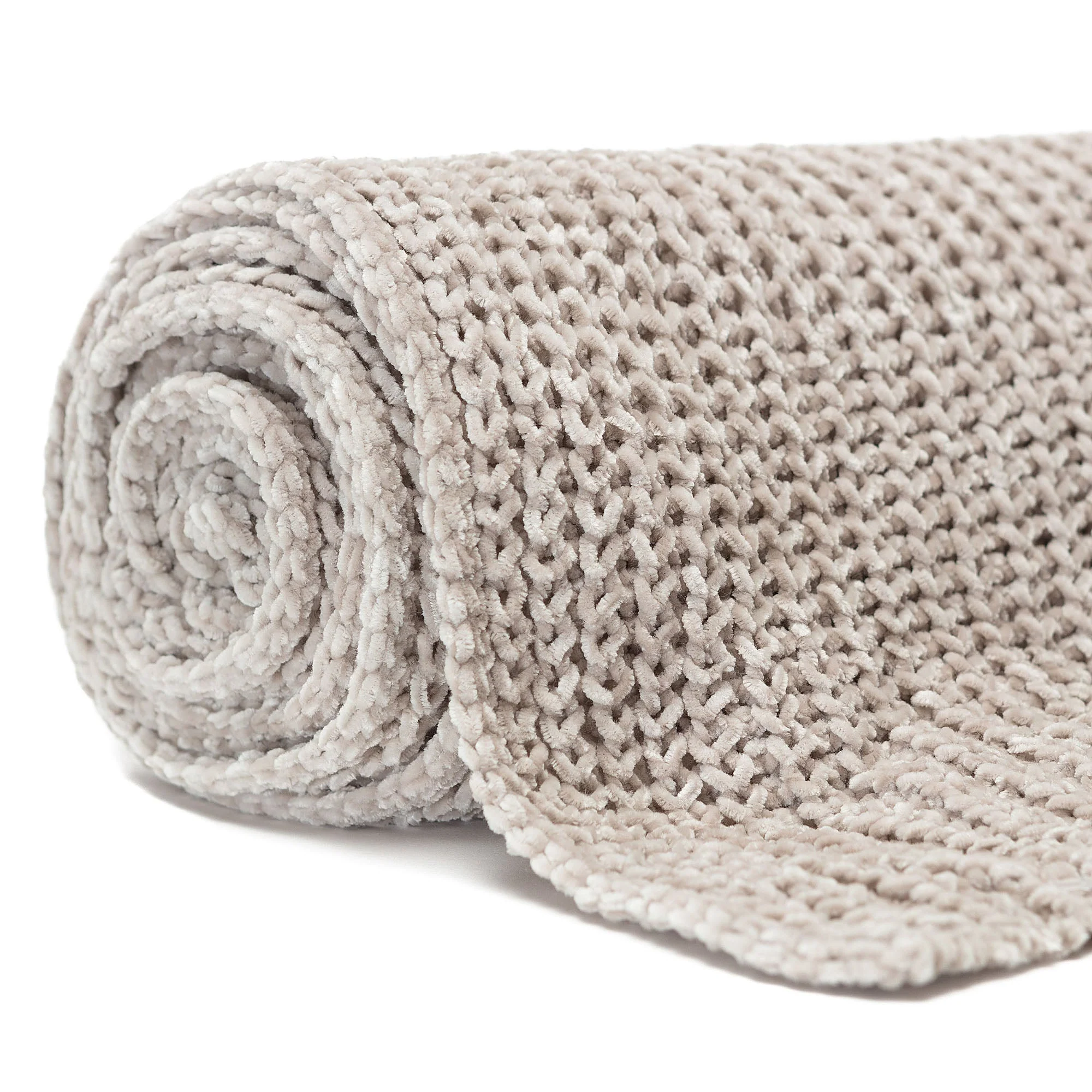 Knit Chenille Throw Blanket