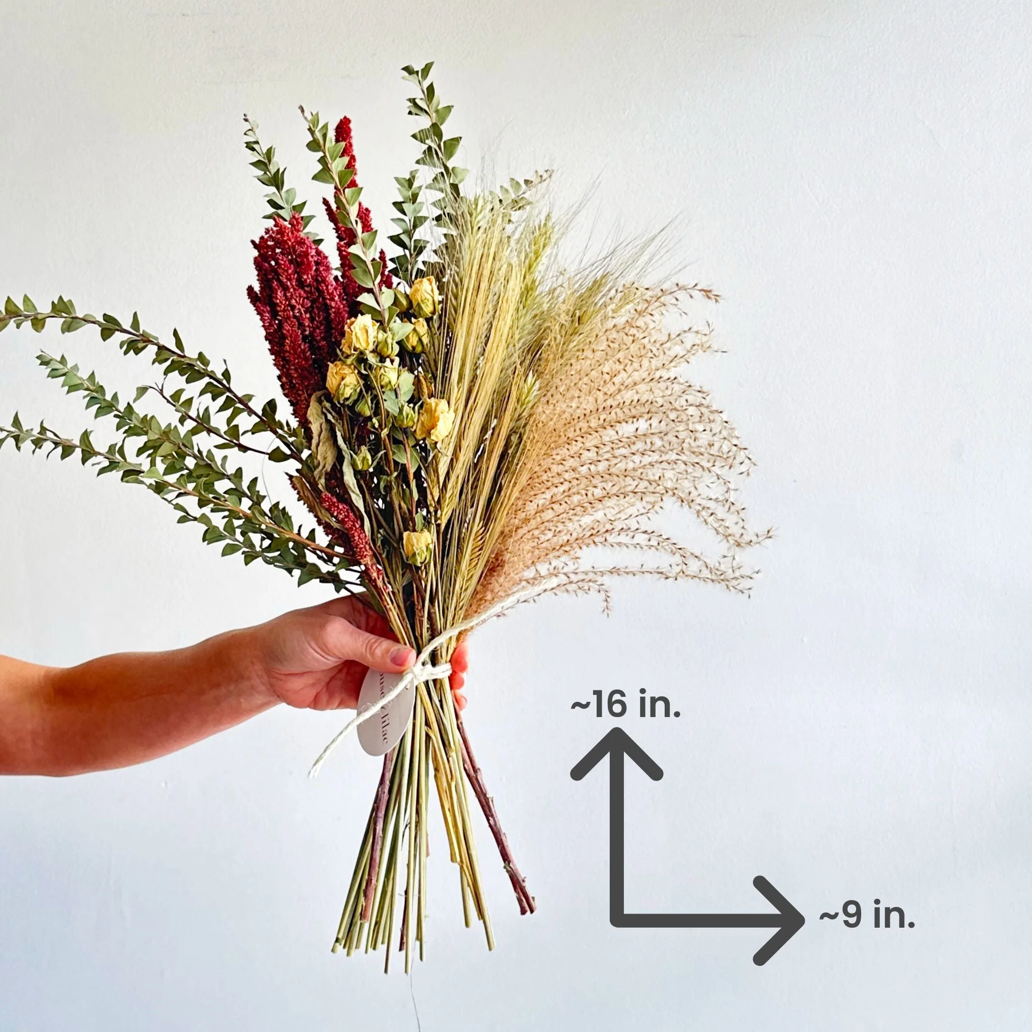 Dried Amaranth & Wheat Bouquet