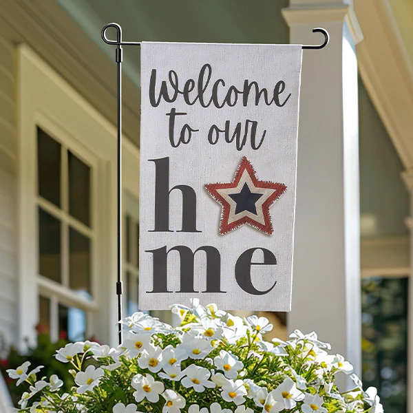 Welcome Yard Sign with Interchangeable Icons
