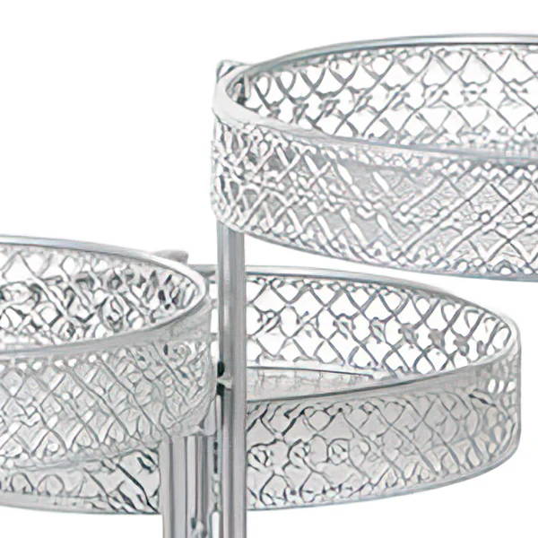 Three Tiered Foldable Metal Plant Stand