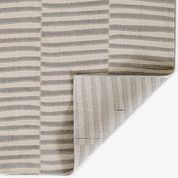 Striped Pattern Hand Tufted Area Rug, Pick Your Color/Size