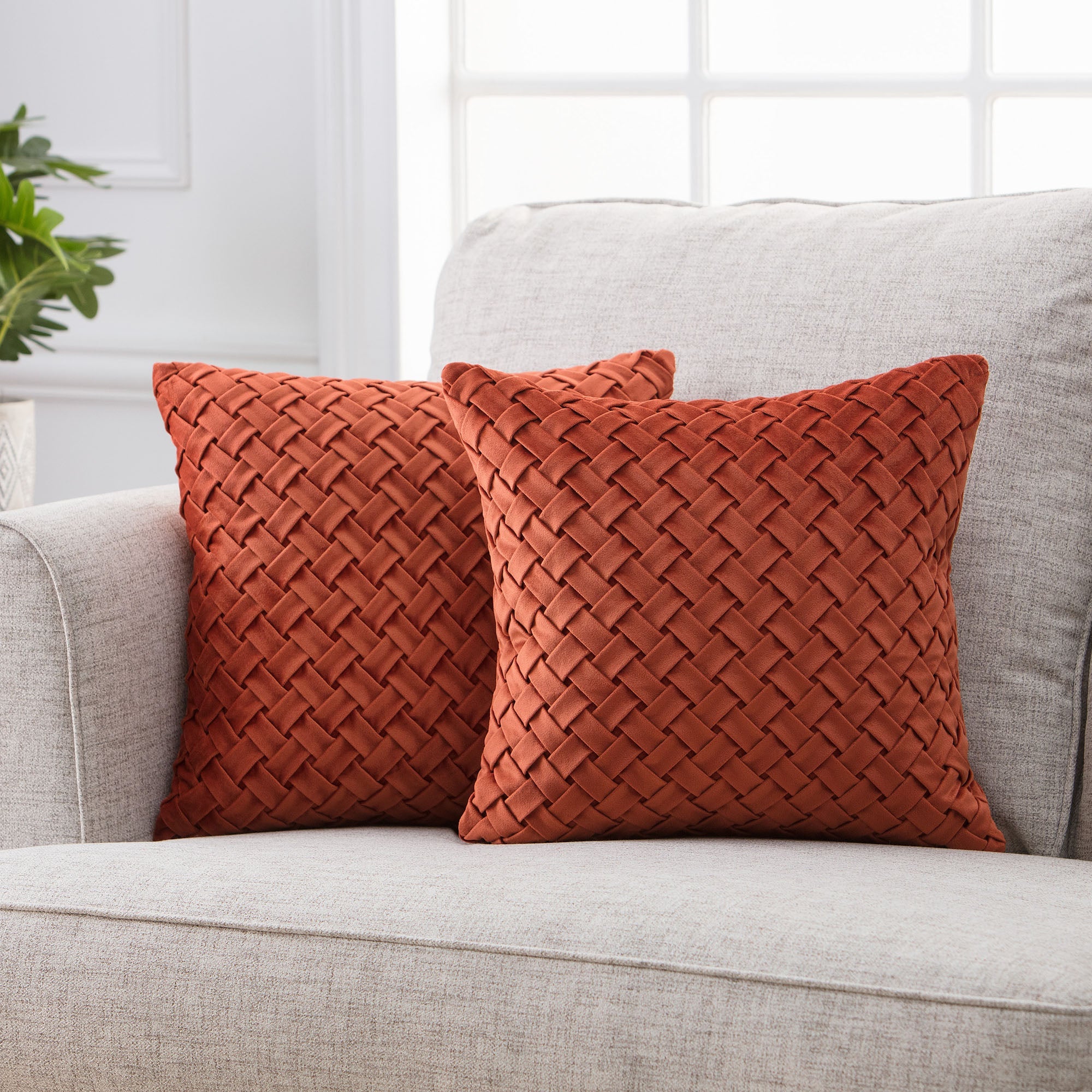 Lattice Throw Pillow Covers