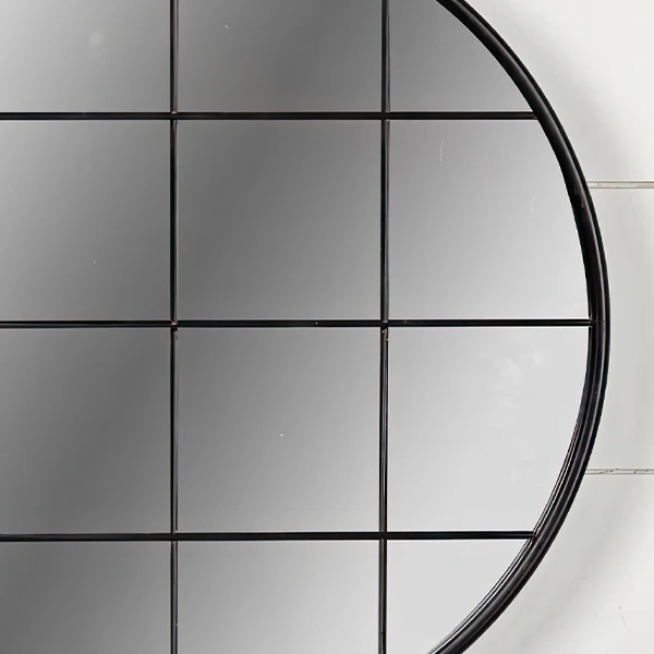 Multipanel Round Wall Mirror