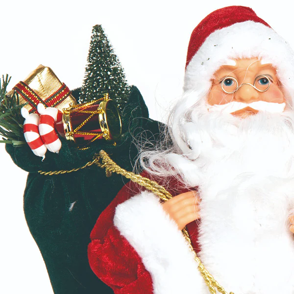 Traditional Santa Christmas Tree Topper