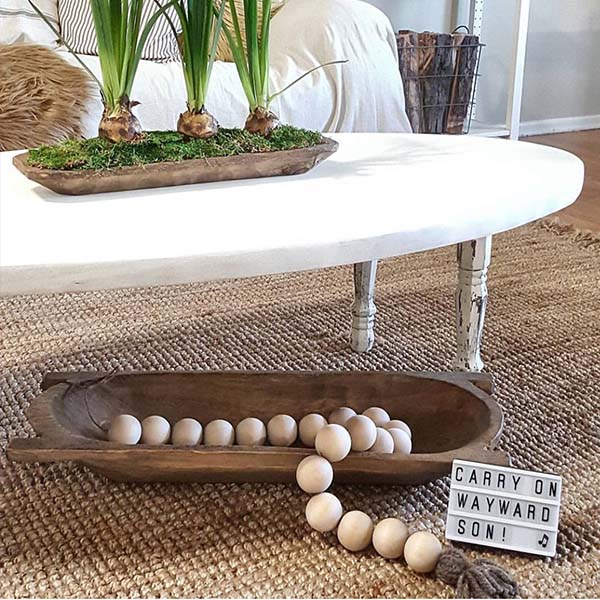 Large Handmade Dough Bowl