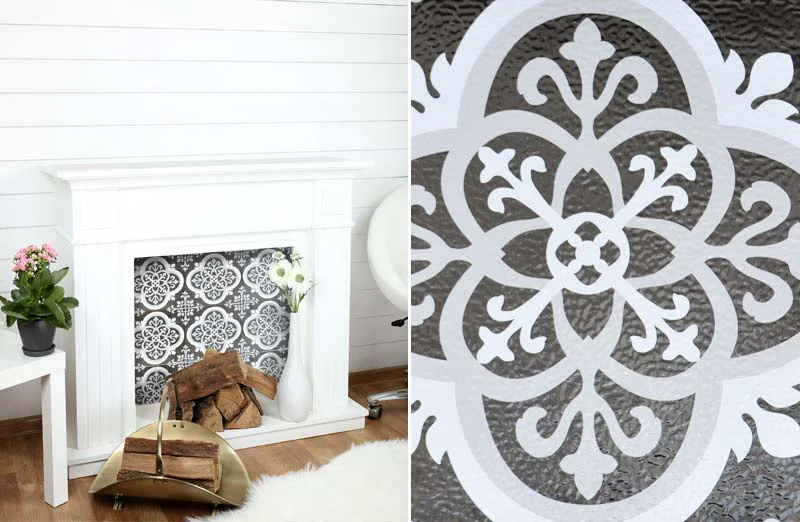 Ornate Peel and Stick Floor Tile