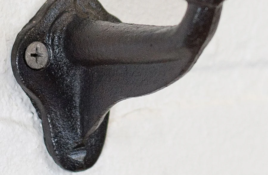 Cast Iron Wall Hook, Set of 4