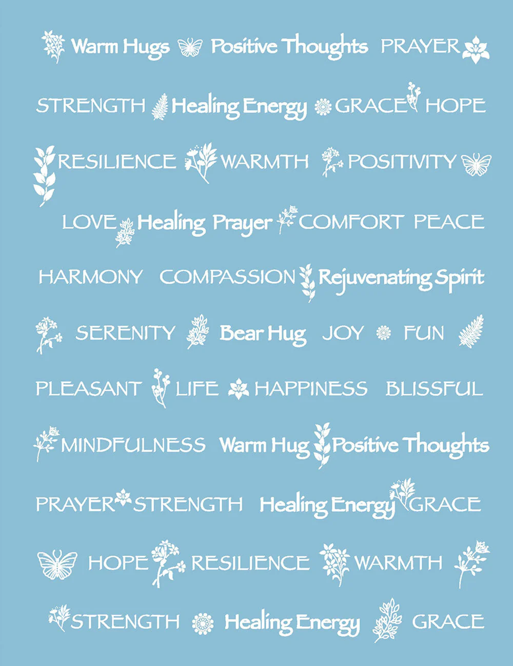 Positive Words Gift Throw Blanket