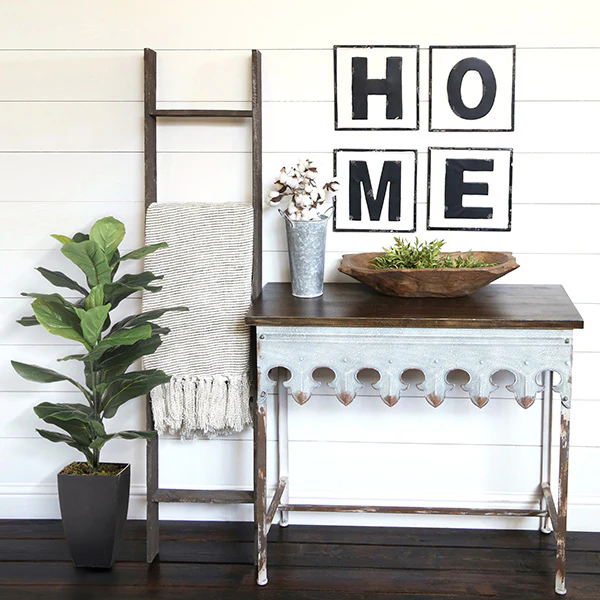 Potted Faux Fiddle Leaf Fig Tree