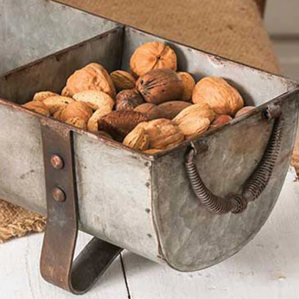 Galvanized Metal Trough Caddy