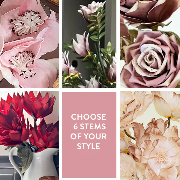 Love Blooms Floral Stems, Pick Your Style