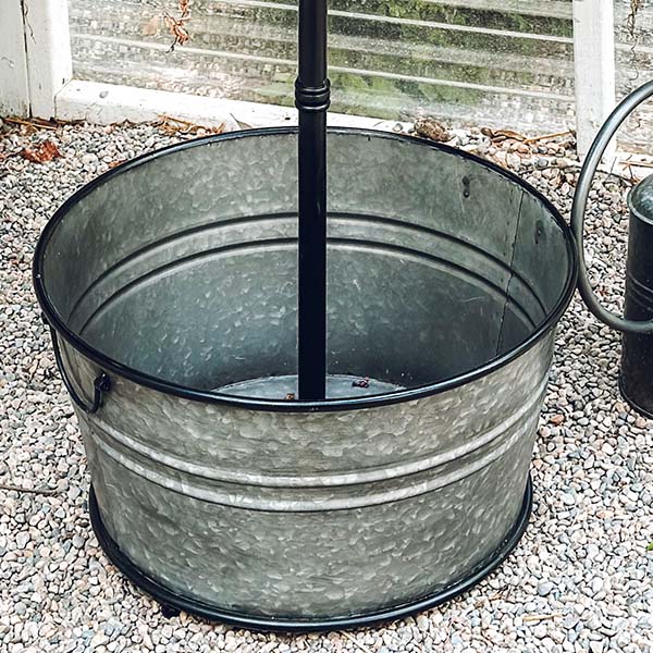 Galvanized Planter Table