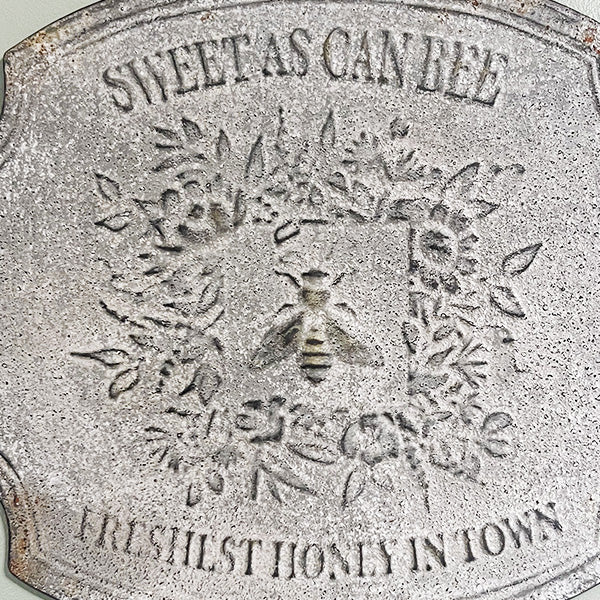 Sweet As Can Bee Metal Farmhouse Sign