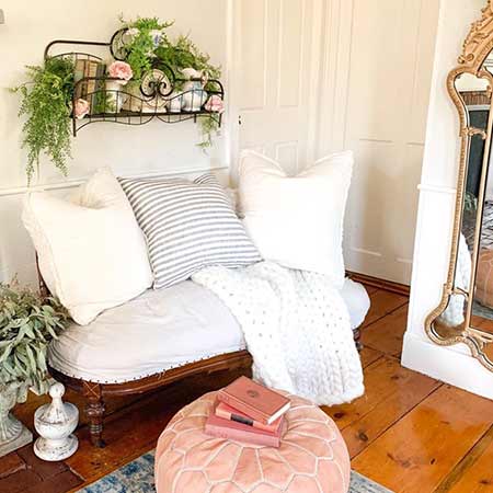 HUGE Ornate French Wire Shelf
