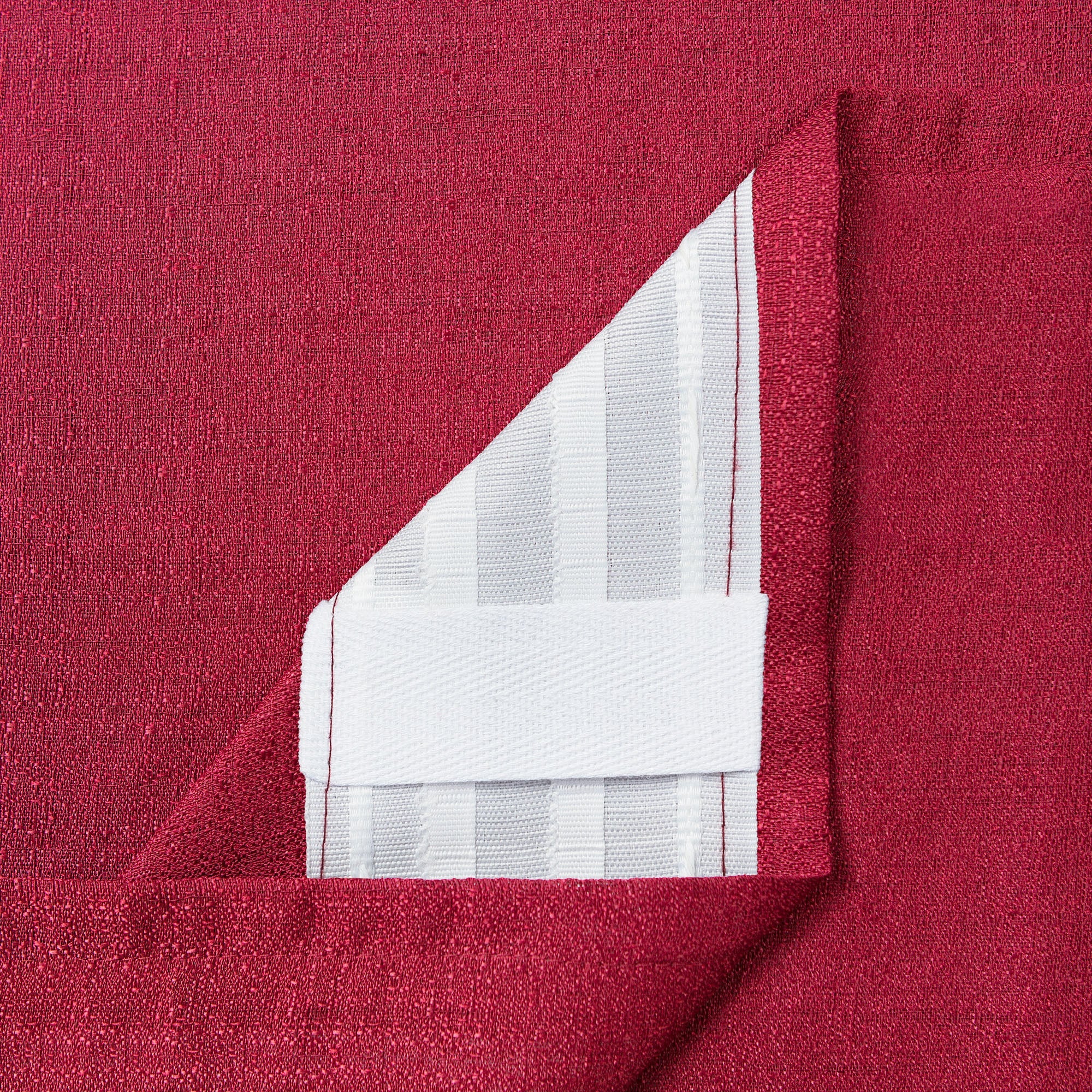 Faux Belgian Flax Solid Curtains