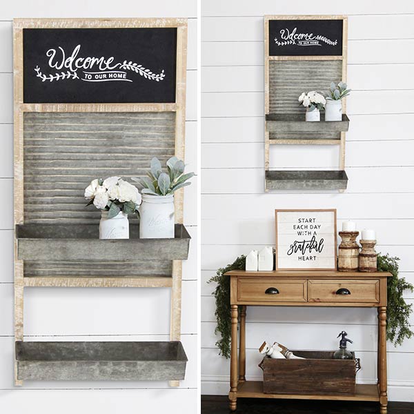 Welcome To Our Home Wall Organizer