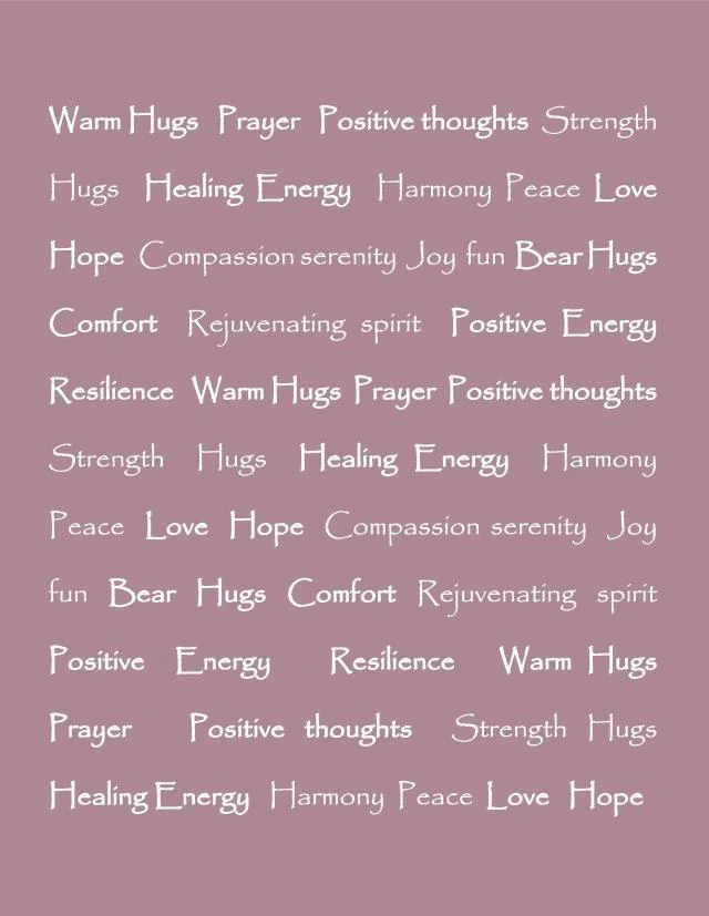 Gift Faux Fur Comfort Words Throw Blanket