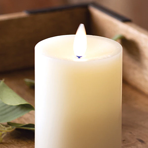 Set of Two Multi Feature LED Wax Candles, Pick Your Size