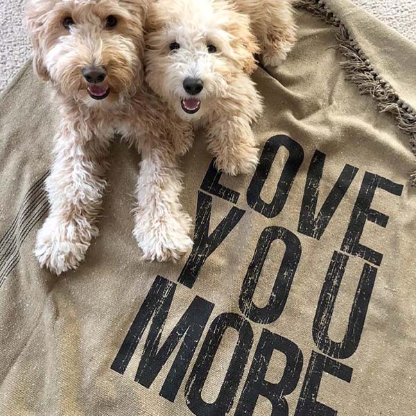 LOVE YOU MORE Throw Blanket