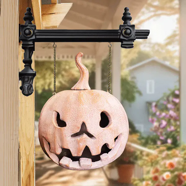 Multi-color LED Jack-O-Lantern With Bracket Option | Our